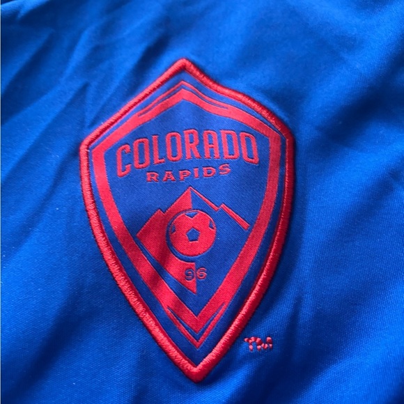 Adidas 2014 Colorado Rapids Jersey kids large with Red and Yellow Accents - Picture 4 of 7